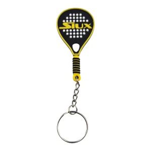 Siux Padel Racket Keychain – Yellow/Black